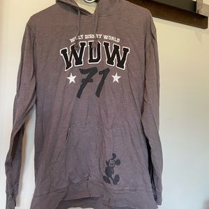 Vintage Walt Disney World light weight hoodie